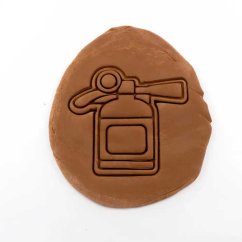 Hasící přístroj | dvoudílné vykrajovátko