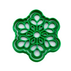 Vločka 1 | dvoudílné vykrajovátko