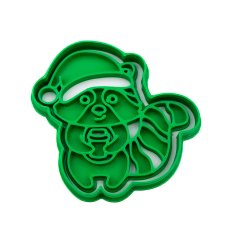 Mýval - vánoční | dvoudílné vykrajovátko