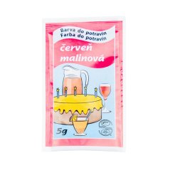 Červeň malinová potravinářská barva prášková (5 g)