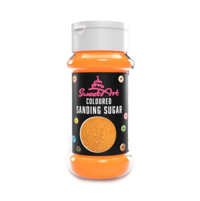 Dekorační cukr - Zlatožlutý - SweetArt (100g)