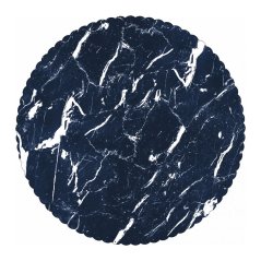 Mramor dortová podložka 32 cm + 5x krajková bílá podložka