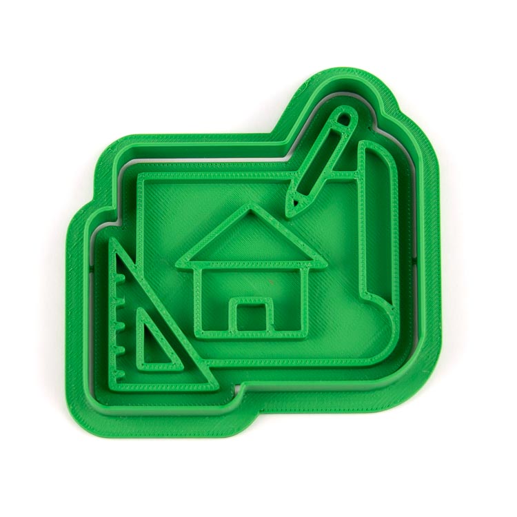 Stavební plány | dvoudílné vykrajovátko