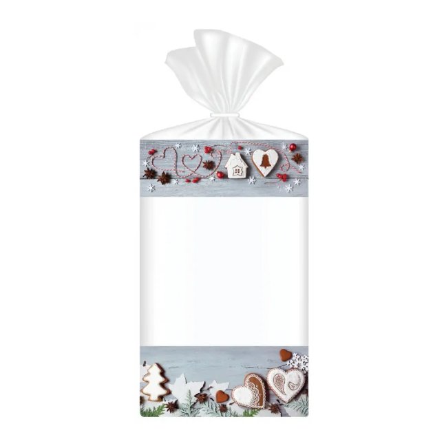 Celofánové sáčky | vánoční | maxi 18x30cm, 10 ks v balení