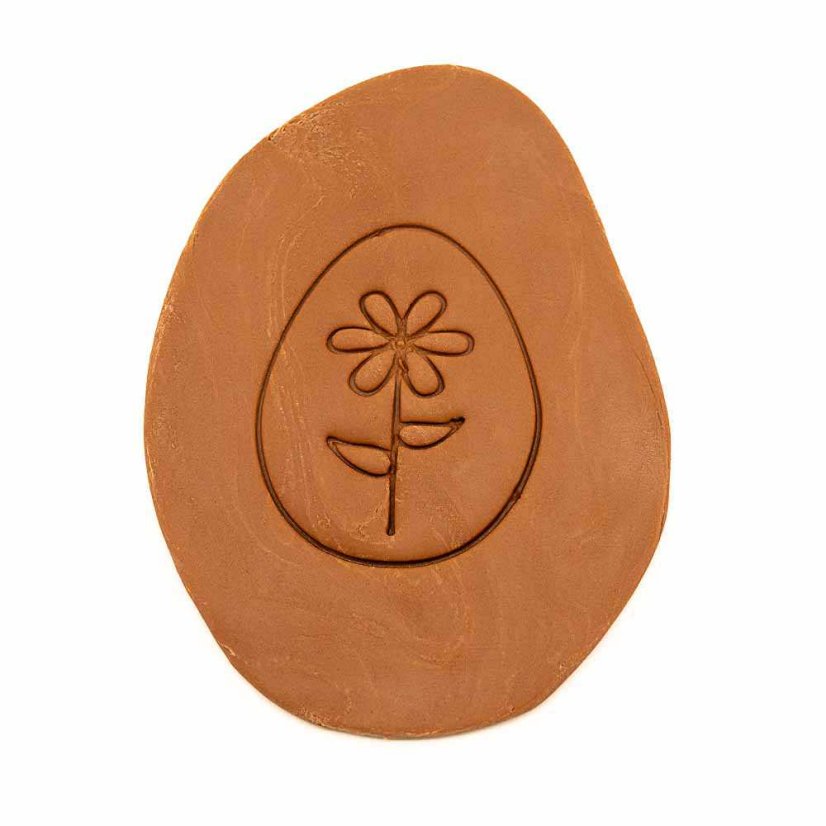 Vejce s květinou 2 | dvoudílné vykrajovátko