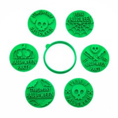 Halloweenské s přáním | sada razítek