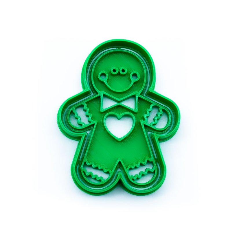 Perníček se srdíčkem | dvoudílné vykrajovátko