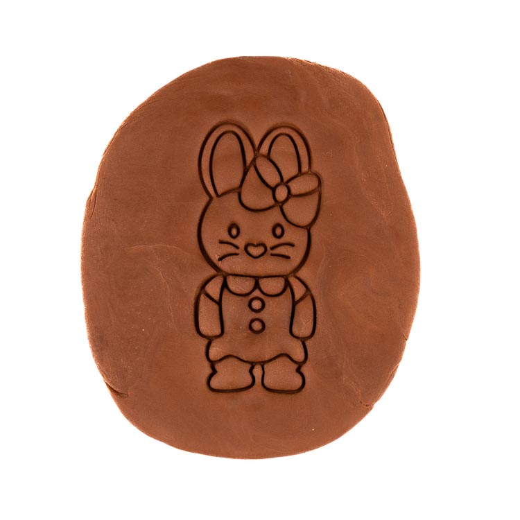 Zaječí holčička postava | dvoudílné vykrajovátko