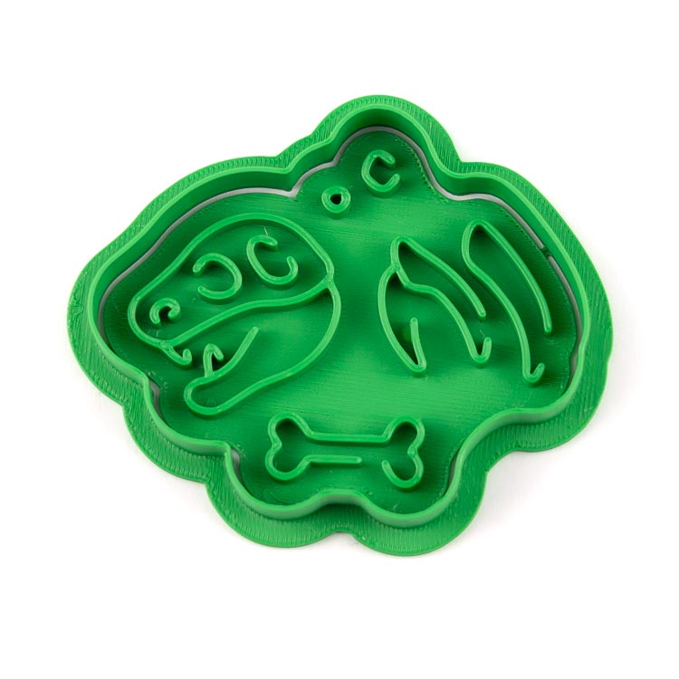 Fosilie 3 | dvoudílné vykrajovátko