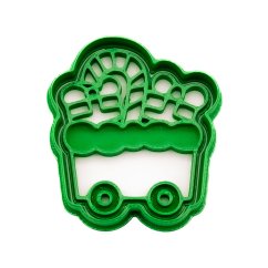 Vagónek s dárky | dvoudílné vykrajovátko