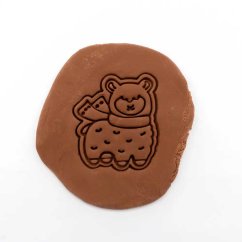 Lama 2 - vánoční | dvoudílné vykrajovátko