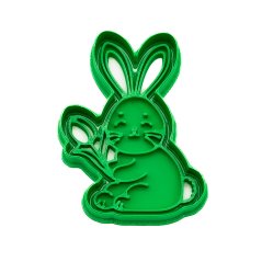 Zajíček s tulipánem | dvoudílné vykrajovátko