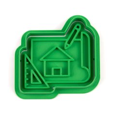 Stavební plány | dvoudílné vykrajovátko