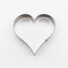 Hegyes szív | fém alakú sütikiszúró