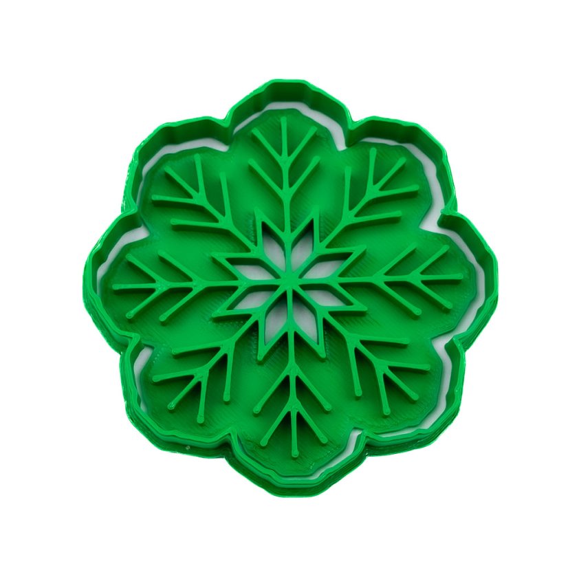 Vločka 2 | dvoudílné vykrajovátko