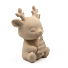 Sobík se stromečkem 3D dekorace k vybarvení