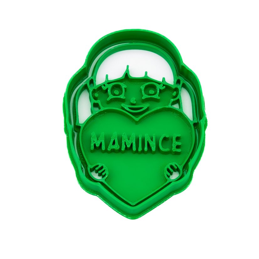 Dívka se srdcem | dvoudílné vykrajovátko