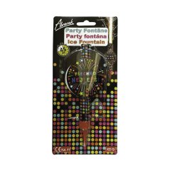 Dortová fontána všechno nejlepší černá doba hoření 45s délka 12 cm