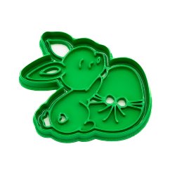 Zajíček s vajíčkem | dvoudílné vykrajovátko