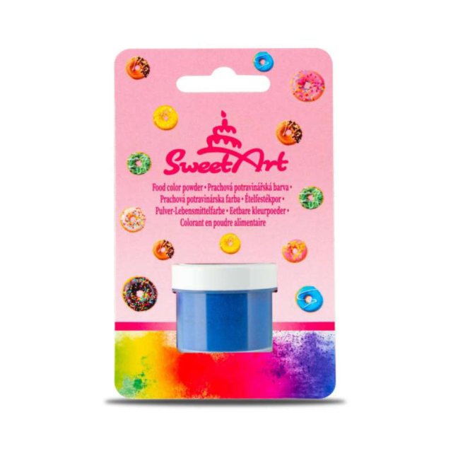 Jedlá prachová barva - Azurová - SweetArt (2 g)