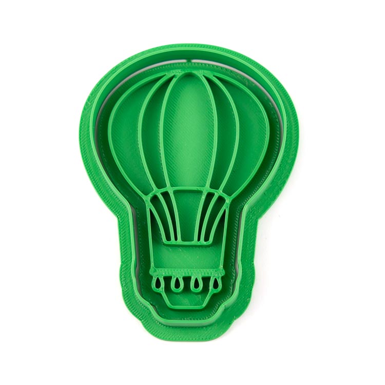 Horkovzdušný balon 2 | dvoudílné vykrajovátko