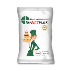 Smartflex Trávově zelená Velvet Vanilka 250 g - potahovací a modelovací hmota