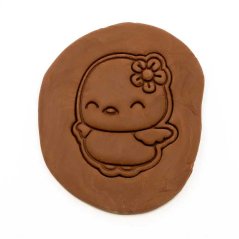 Kuřátko s kytičkou | dvoudílné vykrajovátko