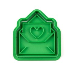 Dopis se srdíčkem | dvoudílné vykrajovátko