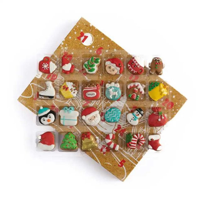 Adventní kalendář "Přírodní " 28x22x2cm