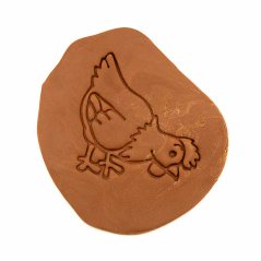 Csirke | alakú kiszúró forma