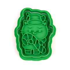 Kočka s cukrátkem | dvoudílné vykrajovátko