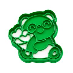 Medvídek se srdíčky | dvoudílné vykrajovátko