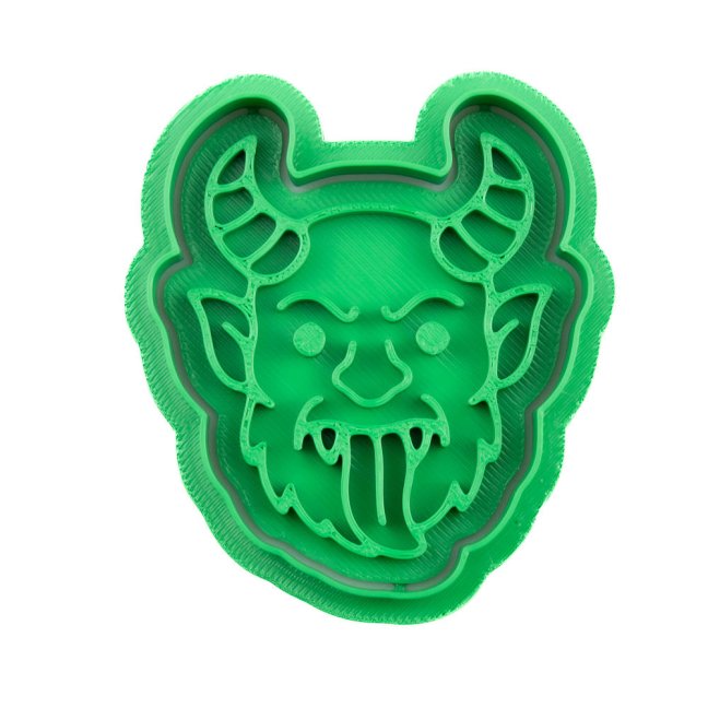 Čert - hlava 3 | dvoudílné vykrajovátko