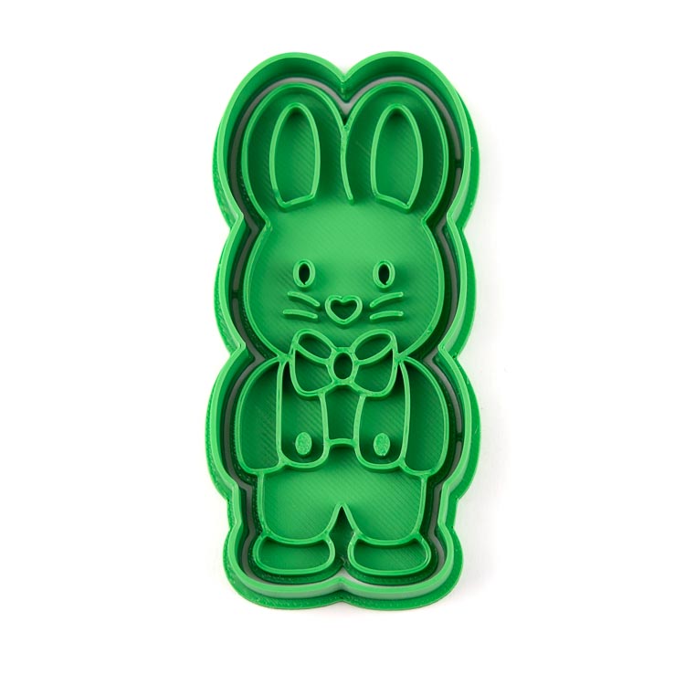 Zajíček postava | dvoudílné vykrajovátko