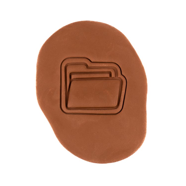 Desky s dokumenty | dvoudílné vykrajovátko