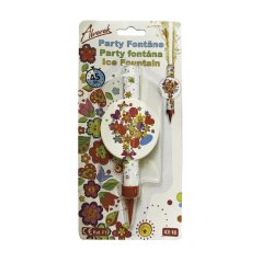 Dortová fontána Květiny doba hoření 45s délka 12 cm