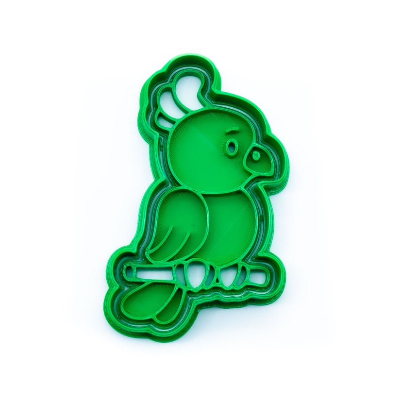 Papoušek 2 | dvoudílné vykrajovátko