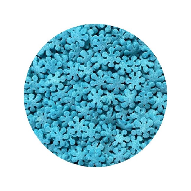 Cukrové sněhové vločky modré (60 g) Besky edice