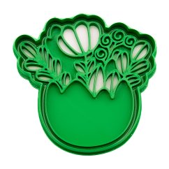 Květiny ve skořápce | dvoudílné vykrajovátko