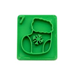 Bota s číslem 7 | razítko pro adventní kalendář