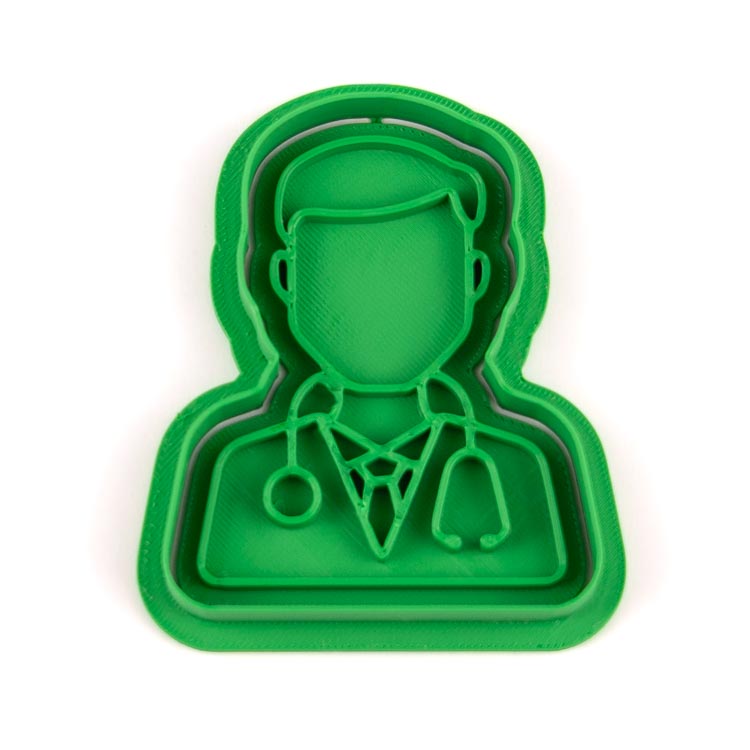 Lékař | dvoudílné vykrajovátko