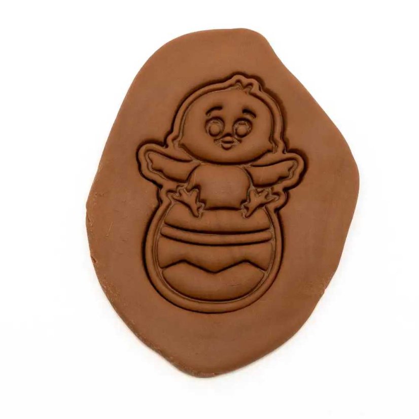 Kuřátko s vajíčkem | dvoudílné vykrajovátko