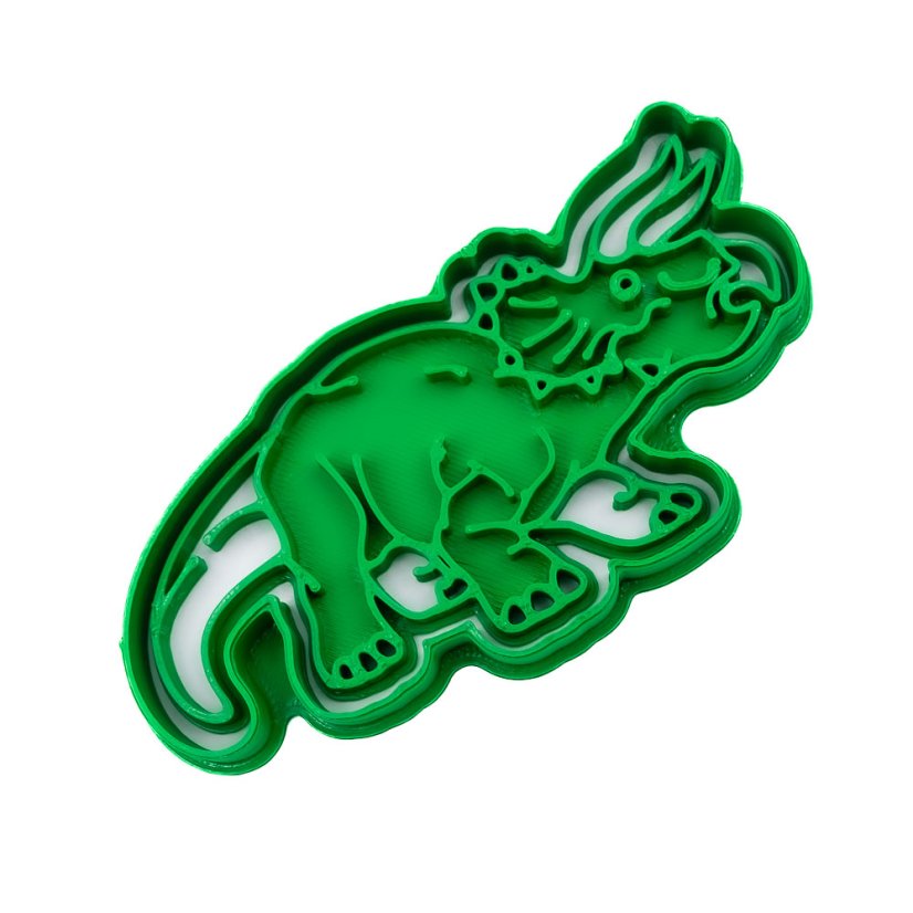 Triceratops 2 | dvoudílné vykrajovátko