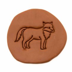 Vlk | dvoudílné vykrajovátko