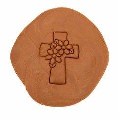 Kříž s květy | dvoudílné vykrajovátko