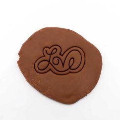 Nápis LOVE | dvoudílné vykrajovátko