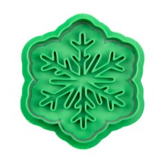 Vločka 6 | dvoudílné vykrajovátko