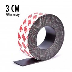 Magnetická lepící páska 15 cm - šířka : 30mm