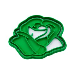 Květ růže | dvoudílné vykrajovátko