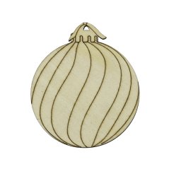 Ozdoba 10 vánoční dřevěná omalovánka 65x75 mm